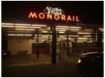 Seattle Center Monorail: NI painting